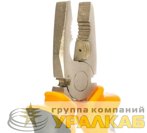 Плоскогубцы (пассатижи) 160мм двухкомпонентн. рукоятки никелир. Вихрь 