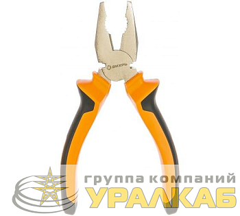 Плоскогубцы (пассатижи) 160мм двухкомпонентн. рукоятки никелир. Вихрь 