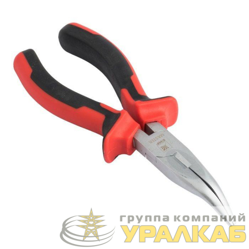 Длинногубцы изогнутые 160мм Master Basic EKF 