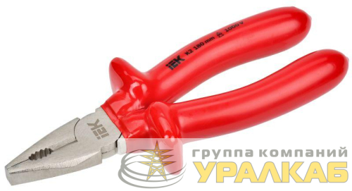 Пассатижи диэлектрические Profi 180мм 1000В ARMA2L 3 IEK 