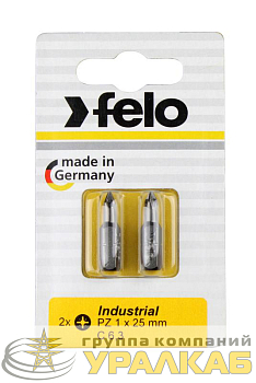 Бита крестовая Industrial PZ 2х25 (блист.2шт) FELO 