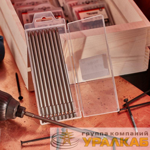 Бита PH2х150мм для шуруповерта (уп.10шт) Kranz 