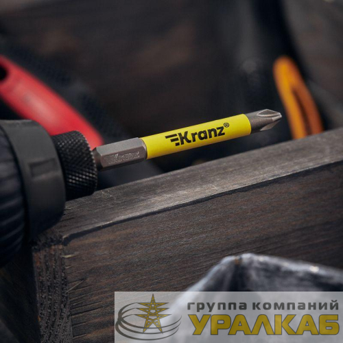 Бита для шуруповерта PH2х70мм (уп.1шт) Kranz 