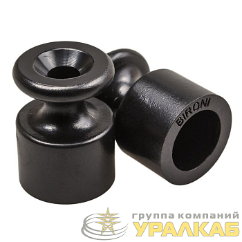 Изолятор ОП пластик черн. (уп.10шт) Bironi 