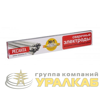Электрод для ручной дуговой сварки МР-3 Ф3.0 (1кг) Ресанта 