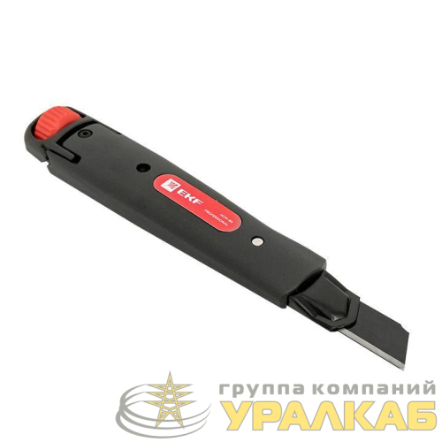 Нож строительно-монтажный 18мм НСМ-80 (SK4) Heavy Duty (до 60кг) Professional EKF 