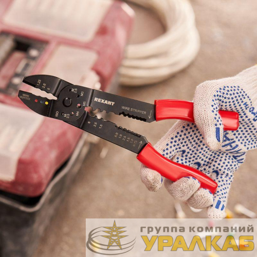 Кримпер для обжима након. и зачистки (HT-204 TL-204) Rexant 