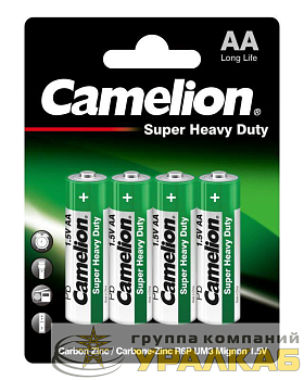 Элемент питания солевой AA/R6 BL-4 (блист.4шт) Camelion 