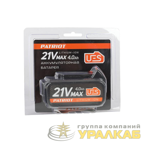 Батарея аккумуляторная PB BR 21В (Max) Li-ion UES 4.0А.ч Pro PATRIOT 