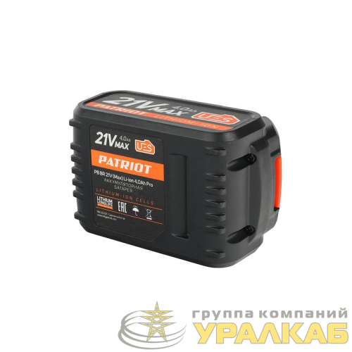 Батарея аккумуляторная PB BR 21В (Max) Li-ion UES 4.0А.ч Pro PATRIOT 