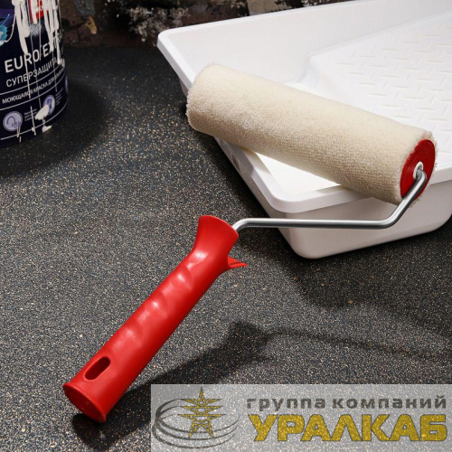 Валик велюр ворс 5мм шир. ролика 180мм d42мм бюгель 6мм Rexant 