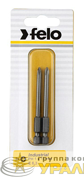 Бита крестовая Industrial E6.3 PH 1х50 (блист.2шт) FELO 