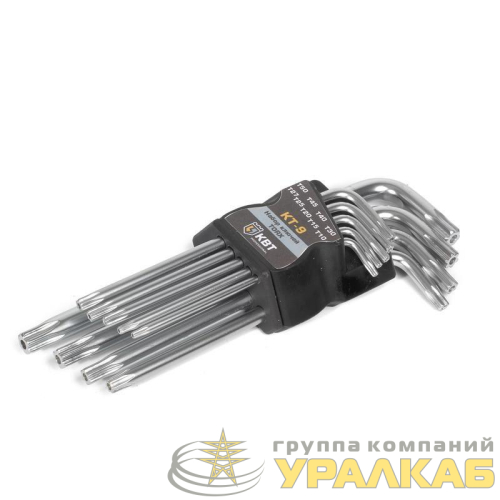 Набор ключей TORX КТ-9 (Т10-Т50) КВТ 