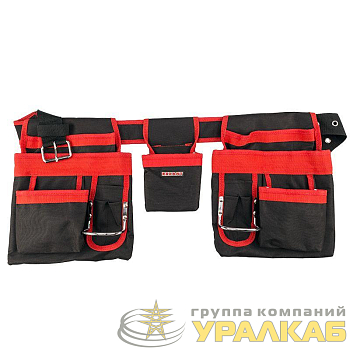 Сумка-пояс монтажника двойная RE-15 Rexant 