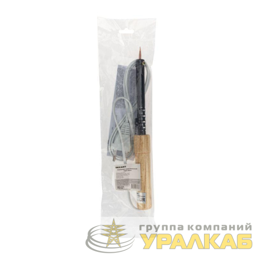 Паяльник ЭПСН 220В 25Вт дерев. ручка ПД Rexant 