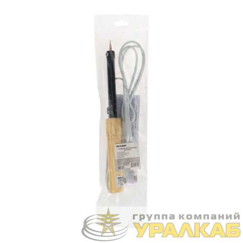 Паяльник ЭПСН 220В 40Вт дерев. ручка ПД Rexant 