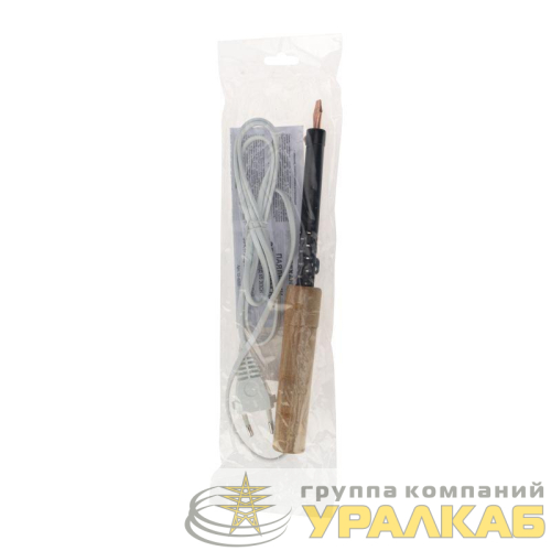 Паяльник ЭПСН 220В 65Вт дерев. ручка ПД Rexant 