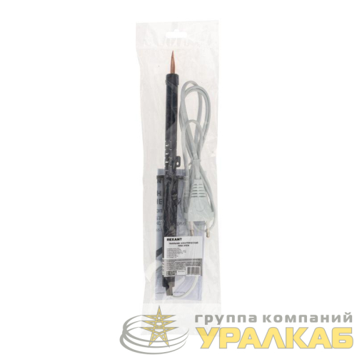 Паяльник ПП (ЭПСН) 65Вт 220В пластик. ручка Rexant 