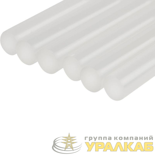 Стержень клеевой d11мм L100мм прозр. (блист.6шт) Rexant 