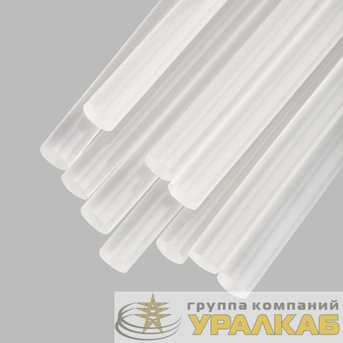 Стержень клеевой d=7.4мм L=200мм прозрачные (уп.10шт) Rexant 