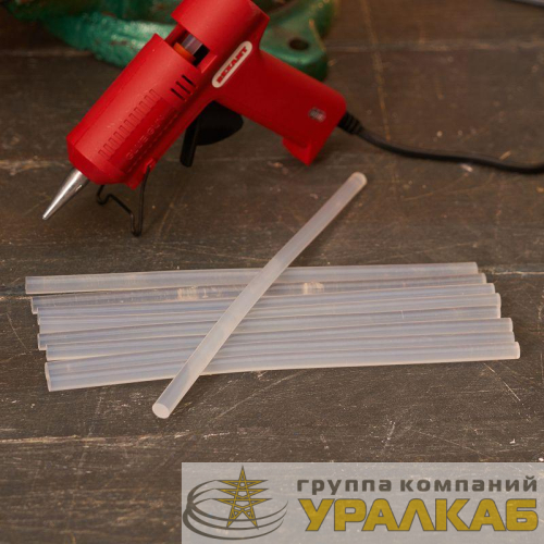 Стержень клеевой d=7.4мм L=200мм прозрачные (уп.10шт) Rexant 