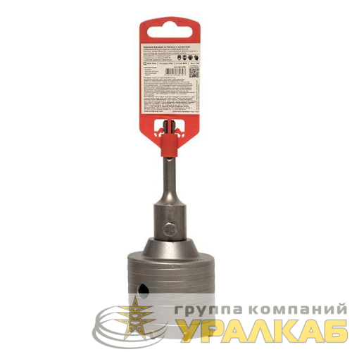 Коронка буровая по бетону с оснасткой TCT-68 М22 SDS-plus Master EKF 