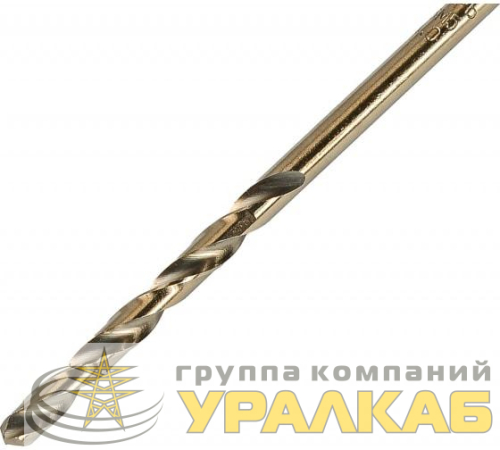 Сверло по металлу 4мм P6M5 (блист.2шт)  Вихрь 