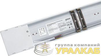 Светильник светодиодный WLF-2 18Вт 4000К IP40 1520лм 592х75х25мм ДПО линейный матов. рассеив. сталь GAUSS 