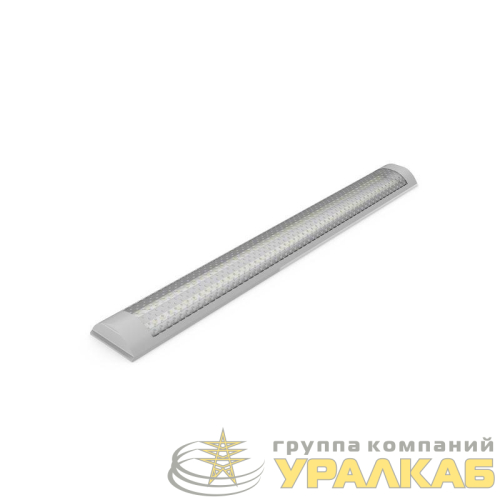 Светильник светодиодный WLF-2 18Вт 6500К IP40 1800лм 600х75х25мм ДПО линейный рассеив. призма сталь GAUSS 
