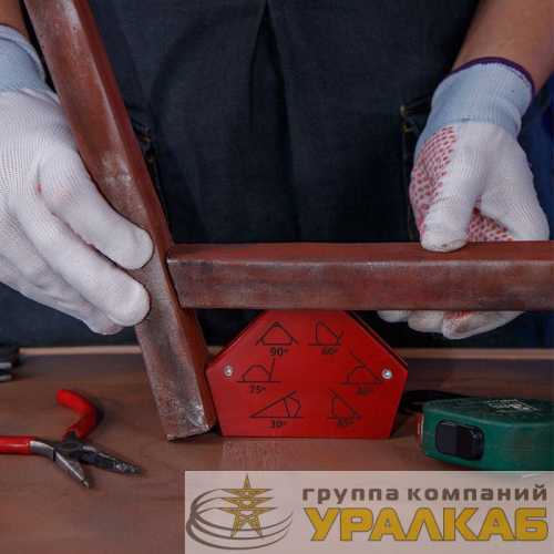 Угольник-держатель магнитный для сварки на 6 углов усилие 11.3кг Rexant 