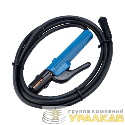 Кабель сварочный КГ 1х16 200А СКР 10-25 с электрододержателем 3м Rexant 