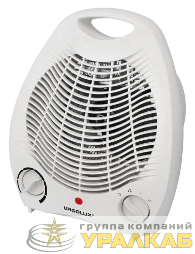 Тепловентилятор ELX-FH01-C01 220-240В 1000/2000Вт бел. Ergolux 