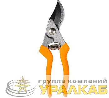 Секатор 200мм возвратная пружина тефлоновое покрытие эргономичные обрезиненные рукоятки Вихрь 