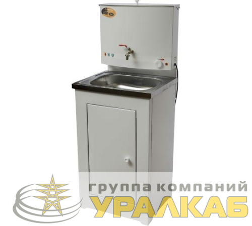 Умывальник дачный ЛЮКС с подогревом нерж. мойка бел. Вихрь 