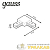 Коннектор Track однофазный для трековых шинопроводов угловой (L) черн. GAUSS 