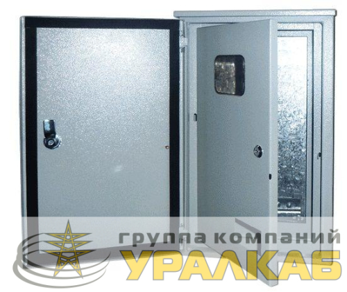 Корпус учетный навесной ЩРУН-3/9 520х310х150 3ф 9мод. IP54 метал. DEKraft 
