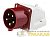 Вилка стационарная 525 32А 3P+PE+N 380В IP44 ВС-102 DEKraft 
