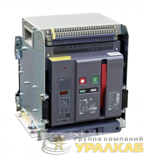 Выключатель автоматический воздушный 3п 2000А 80кА ВА-731 расцеп. М выкатн. DEKraft 