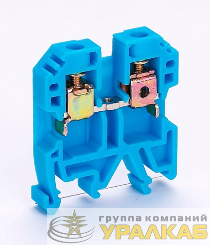 Зажим наборный ЗН-101 50А 6кв.мм син. DEKraft 