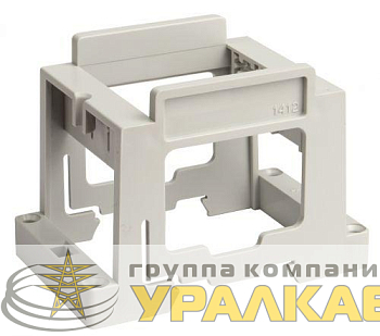 Суппорт 2мод. Brava на DIN-рейку RAL7035 сер. DKC 