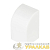 Заглушка 25х25 бел. Plast PROxima (уп.4шт) EKF 