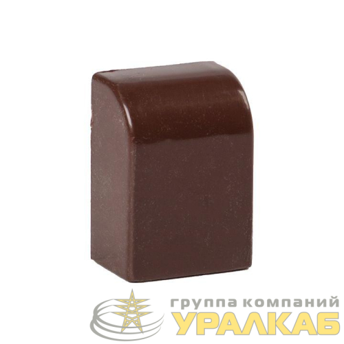 Заглушка 15х10 под темн. дерево Plast PROxima (уп.4шт) EKF 