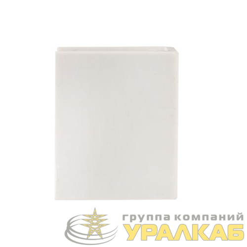 Соединитель 40х40 бел. Plast PROxima (уп.4шт) EKF 