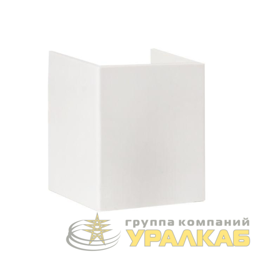 Соединитель 40х40 бел. Plast PROxima (уп.4шт) EKF 