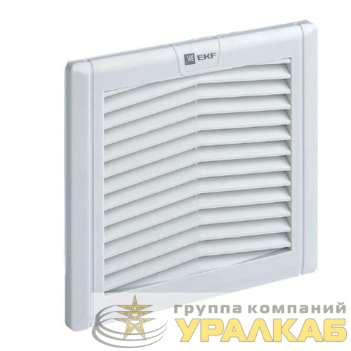 Решетка вентиляционная с фильтром 223x223мм IP54 PROxima EKF 