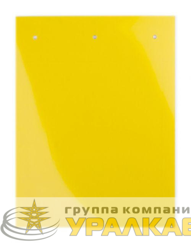 Табличка полужесткая для маркировки оболочек клейкое основание ПВХ желт. (уп.10шт) DKC 
