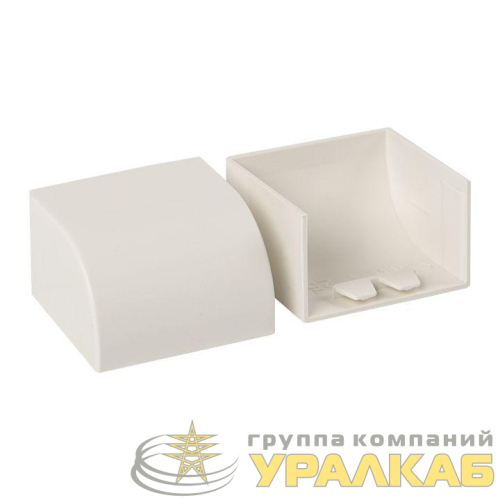 Заглушка 40х25 бел. Plast PROxima (уп.4шт) EKF 