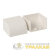 Заглушка 40х25 бел. Plast PROxima (уп.4шт) EKF 