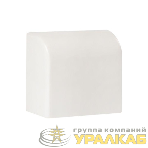 Заглушка 40х25 бел. Plast PROxima (уп.4шт) EKF 