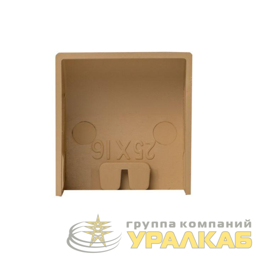 Заглушка 25х16 под свет. дерево Plast PROxima (уп.4шт) EKF 